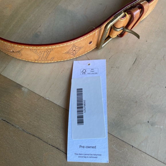 Louis Vuitton 2006 Vintage Men’s Belt Size 32 - Picture 3 of 5